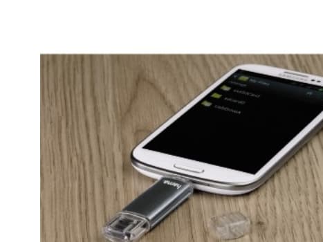 Hama Laeta Twin 16GB, 16 GB, USB Type-A, 2.0, 10 MB/s, Med lokk, Grå