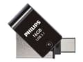 Pikkukuva 1 / 5: Philips FM16DC152B/00, 16 GB, USB Type-A, 3.2 Gen 1 (3.1 Gen 1), 20 MB/s, Swivel, Black, Silver