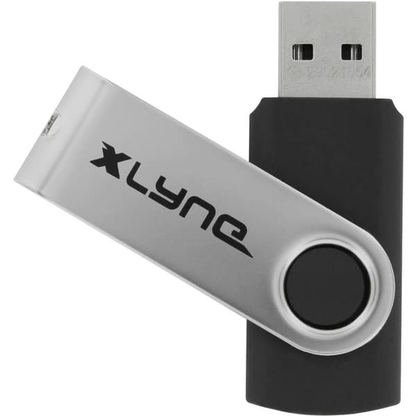 Xlyne SWG USB-minne 128 GB Svart 177534-2 USB 3.0 Svart, Silver