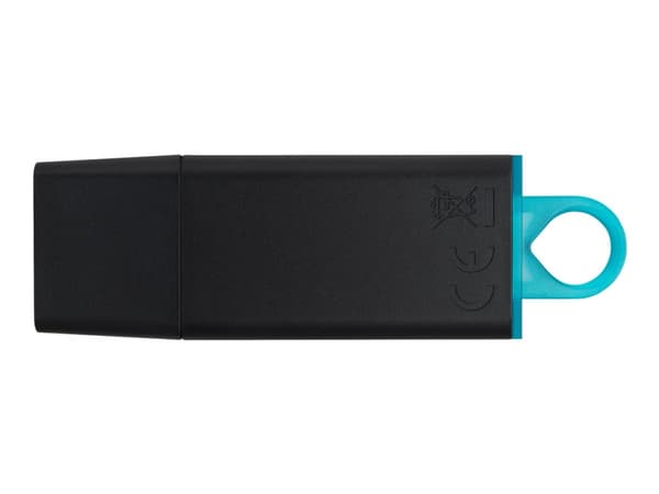 Kingston DataTraveler Exodia - USB flash-enhet - 64 GB - USB 3.2 Gen 1 - svart med blågrönt