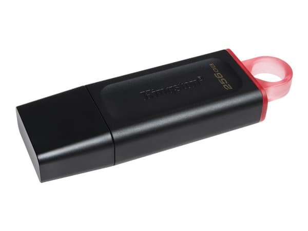 Kingston DataTraveler Exodia - USB flash-enhet - 256 GB - USB 3.2 Gen 1 - svart/rosa