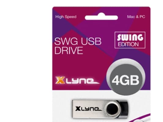 Xlyne Swing USB-flashdrev 4 GB Lajittele 177559 USB 2.0