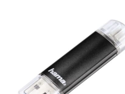 Hama Laeta Twin, 64 GB, 64 GB, USB Type-A / Micro-USB, 3.2 Gen 1 (3.1 Gen 1), Hætte, Sort Sort