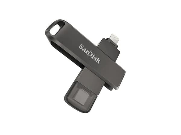 SanDisk iXpand Luxe - USB flash-enhet - 128 GB - USB-C / Lightning