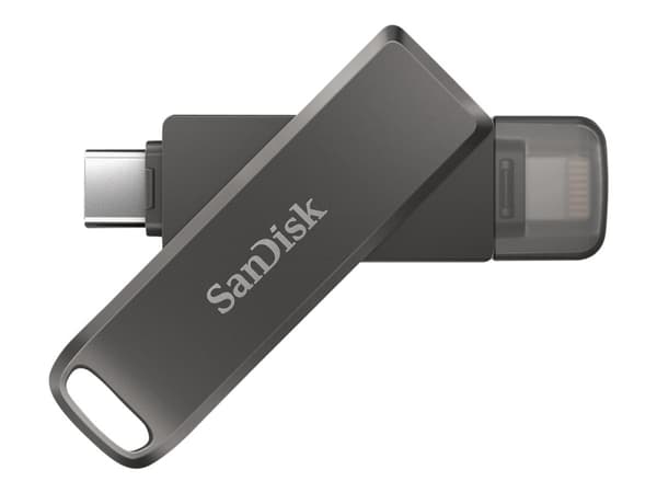 SanDisk iXpand Luxe - USB-muistitikku - 64 GB - USB-C / Lightning