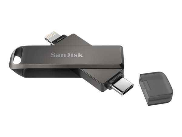 SanDisk iXpand Luxe - USB flashdrive - 256 GB - USB-C / Lightning
