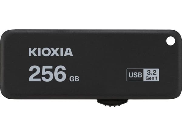 KIOXIA TransMemory U365 - USB-flashstasjon - 256 GB - USB 3.2 Gen 1 - matt svart