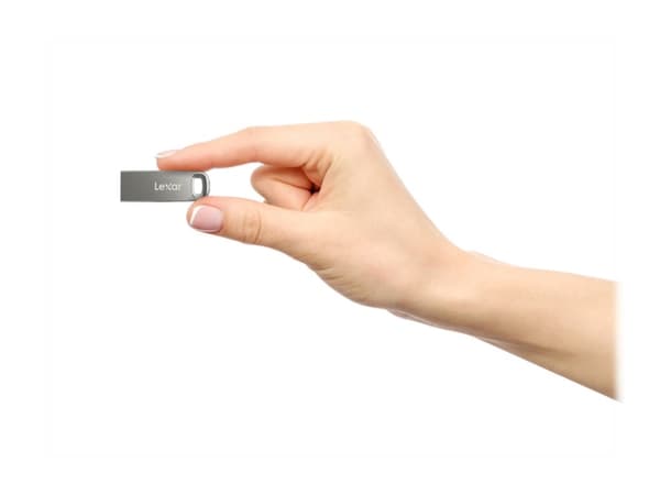 Lexar JumpDrive M45 - USB-flashstasjon - 128 GB - USB 3.1 - sølv
