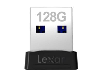 Lexar JumpDrive s47 - USB flashdrive - 128 GB - USB 3.1 - sort Sort