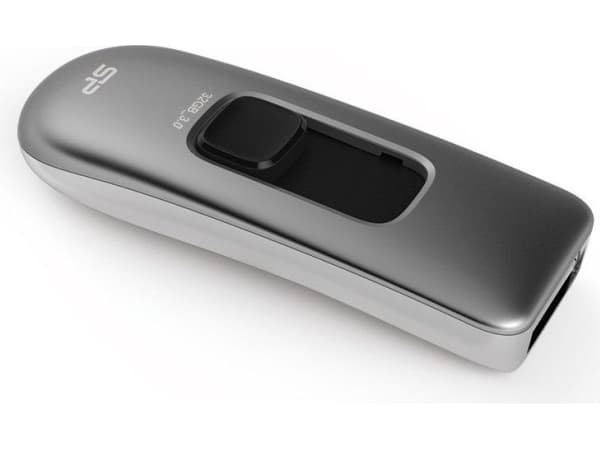 Silicon Power Marvel M70, 32 GB, USB Type-A, 3.2 Gen 1 (3.1 Gen 1), 200 MB/s, Skyving, Grå, Sølv