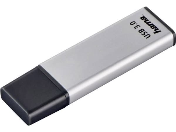 Hama Classic, 64 GB, USB Typ-A, 3.2 Gen 1 (3.1 Gen 1), Hætte, Sølv