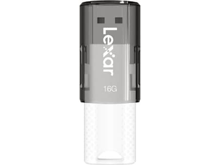 Lexar JumpDrive® S60, 16 GB, USB A-tyyppi, 2.0, Liuku, 8 g, Musta
