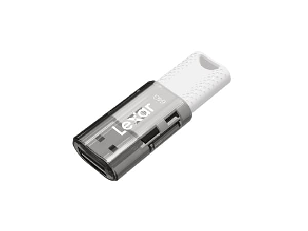 Lexar JumpDrive® S60, 64 GB, USB A-tyyppi, 2.0, Liuku, 8 g, Musta