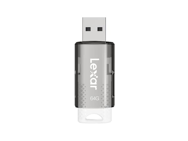 Lexar JumpDrive® S60, 64 GB, USB A-tyyppi, 2.0, Liuku, 8 g, Musta
