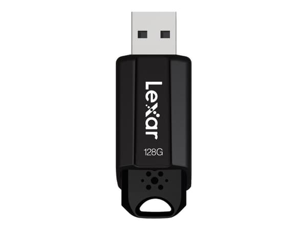 Lexar JumpDrive S80, 128 GB, USB A-tyyppi, 3.2 Gen 1 (3.1 Gen 1), 150 MB/s, Kaulus, Musta