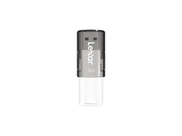 Lexar JumpDrive S60, 32 GB, USB A-tyyppi, 2.0, Suojus, 8 g, Musta