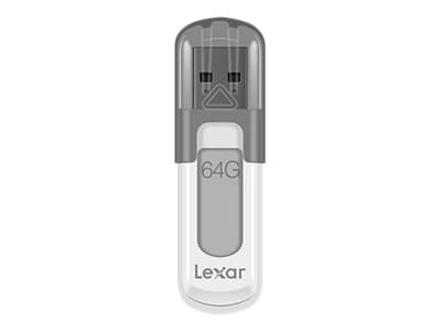 Lexar JumpDrive V100 - USB flash-enhet - 64 GB - USB 3.0 - grå