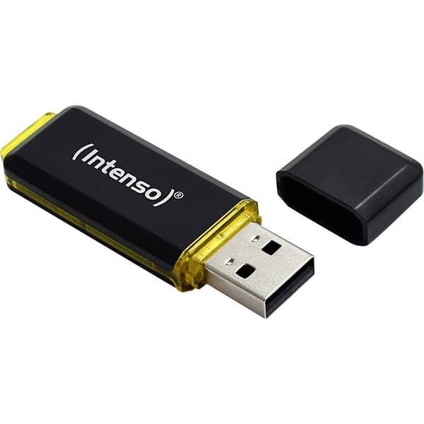 Intenso USB-minne 256 GB Svart, Gul 3537492 USB 3.2 Gen 2