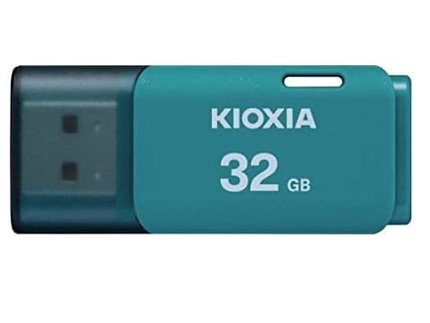KIOXIA TransMemory U202 - USB flash-enhet - 32 GB - USB 2.0 - ljusblå