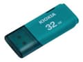 Miniatyrbild 1 av 5: KIOXIA TransMemory U202 - USB flash-enhet - 32 GB - USB 2.0 - ljusblå
