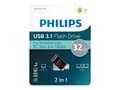Miniatyrbild 2 av 5: Philips FM32DC152B - USB flash-enhet - 32 GB - USB 3.1 / USB-C
