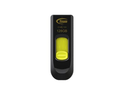 Team Color Series C145 - USB flash-enhet - 128 GB - USB 3.0 - gul