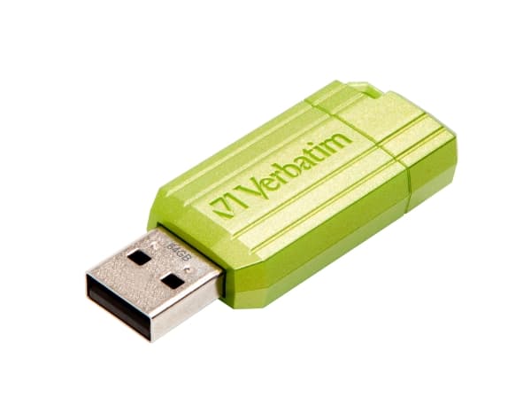 Verbatim Store n Go Pinstripe USB 2.0 Eucalyptus Green 64GB - USB-Stick - 64 GB, 64 GB, USB A-tyyppi, 2.0, 12 MB/s, Liuku, Sininen