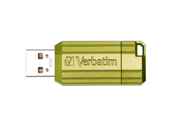 Verbatim Store n Go Pinstripe USB 2.0 Eucalyptus Green 64GB - USB-Stick - 64 GB, 64 GB, USB A-tyyppi, 2.0, 12 MB/s, Liuku, Sininen