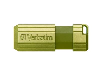 Verbatim Store 'n' Go Pin Stripe USB Drive - USB flash-enhet - 32 GB - USB 2.0 - eukalyptusgrön