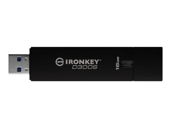 IronKey D300S - USB flash-enhet - krypterat - 16 GB - USB 3.1 Gen 1 - FIPS 140-2 Level 3 - TAA-kompatibel