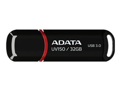 ADATA 32GB DashDrive UV150, 32 GB, USB A-tyyppi, 3.2 Gen 1 (3.1 Gen 1), Suojus, 9 g, Musta musta