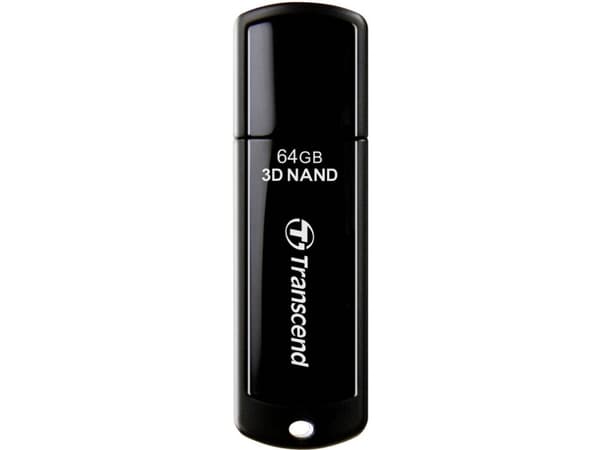 Transcend JetFlash JF280T, 64 GB, USB A-tyyppi, 3.2 Gen 1 (3.1 Gen 1), 140 MB/s, Suojus, Musta