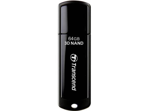 Transcend JetFlash JF280T, 64 GB, USB A-tyyppi, 3.2 Gen 1 (3.1 Gen 1), 140 MB/s, Suojus, Musta