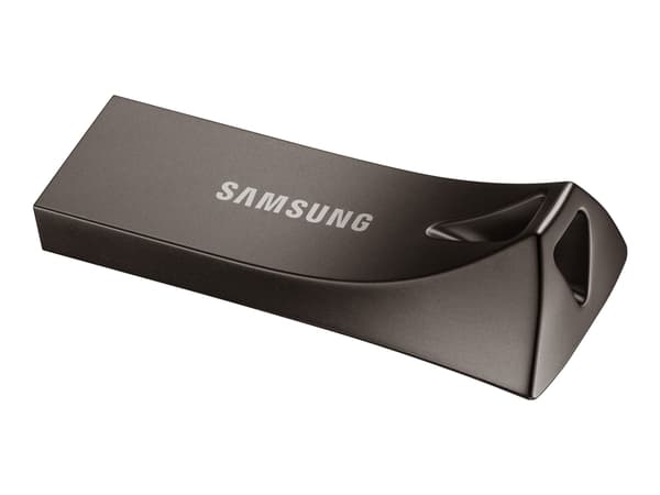 Samsung BAR Plus MUF-128BE4 - USB-flashstasjon - 128 GB - USB 3.1 Gen 1 - titangrå Sort, Grå