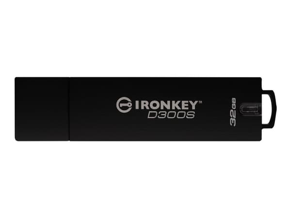 IronKey D300S - USB flash-enhet - krypterat - 32 GB - USB 3.1 Gen 1 - FIPS 140-2 Level 3 - TAA-kompatibel