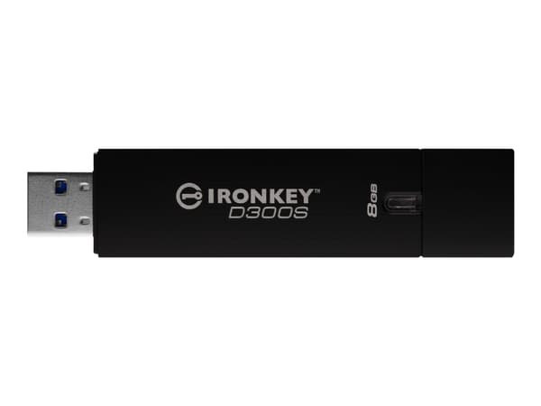 IronKey D300S - USB flash-enhet - krypterat - 32 GB - USB 3.1 Gen 1 - FIPS 140-2 Level 3 - TAA-kompatibel