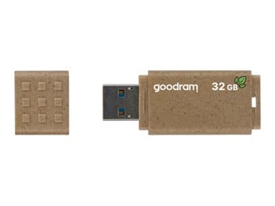 GOODRAM UME3 - USB flash-enhet - 32 GB - USB 3.0 - mörk beige