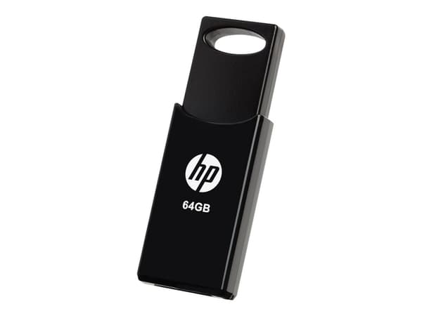 HP v212w - USB-flashstasjon - 64 GB - USB 2.0 Sort
