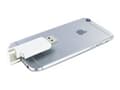 Pikkukuva 1 / 4: Integral 64GB USB3.0 DRIVE LIGHTNING USB ISHUTTLE WHITE DUAL CONNECTOR USB-muisti USB Type-A / Lightning 3.2 Gen 1 (3.1 Gen 1) Hopea, Valkoinen