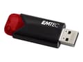 Miniatyrbild 1 av 5: EMTEC B110 Click Easy 3.2 - USB flash-enhet - 256 GB - USB 3.2 Gen 1 - röd