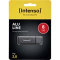 Miniatyrbild 3 av 3: Intenso Alu Line USB-minne 8 GB Antracit 3521461 USB 2.0