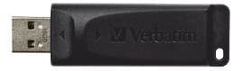 Slider USB Drive, 16GB, USB 2.0, black
