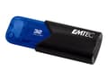 Miniatyrbild 2 av 5: EMTEC B110 Click Easy 3.2 - USB flash-enhet - 32 GB - USB 3.2 Gen 1 - blå, svart