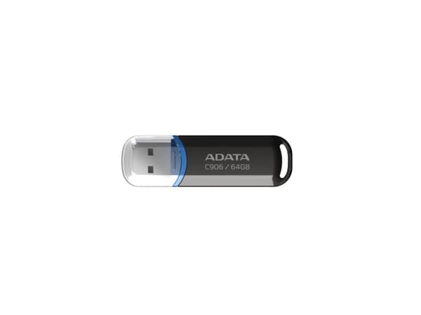 ADATA Classic Series C906 - USB flash-enhet - 64 GB - USB 2.0 - svart