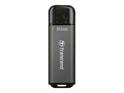 Transcend JetFlash 920 - USB-flashstasjon - 512 GB - USB 3.2 Gen 1 - romgrå
