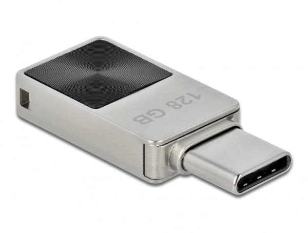 Delock Mini Memory Stick - USB-flashstasjon - 128 GB - USB-C 3.2 Gen 1