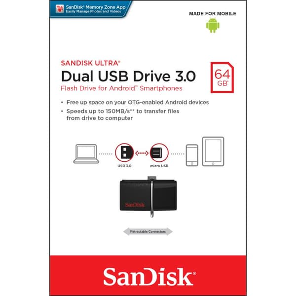 SANDISK USB Ultra 130MB/s 64 GB
