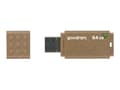 Miniatyrbild 4 av 5: GOODRAM UME3 - USB flash-enhet - 64 GB - USB 3.0 - mörk beige
