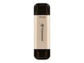 Miniatyrbild 1 av 5: Transcend JetFlash 930C - USB-minne - 256 GB - USB 3.2 Gen 1 / USB-C - guld