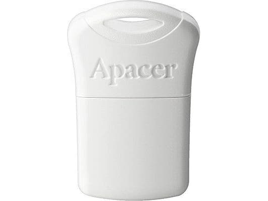 Pendrive Apacer Apacer USB flash disk, USB 2.0, 64GB, AH116, white, AP64GAH116W-1, USB A, with cover